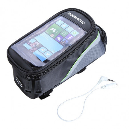 BOLSA ALFORJA PARA CUADRO DE BICICLETA FUNDA MOVIL