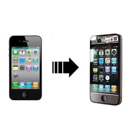 Kit de Conversión iPhone 4 - Negro Transparente
