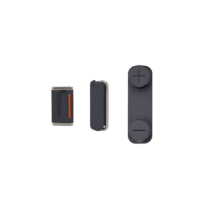 Kit Botones iPhone 5 - Negro