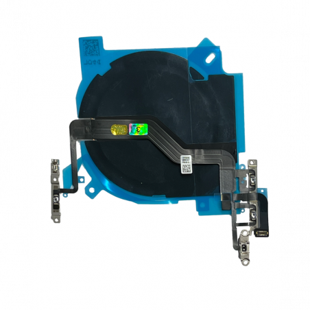 Antena de Carga Inalámbrica y NFC iPhone 12 / 12 Pro (Flex de Power y Volumen Preinstalado) (Original)