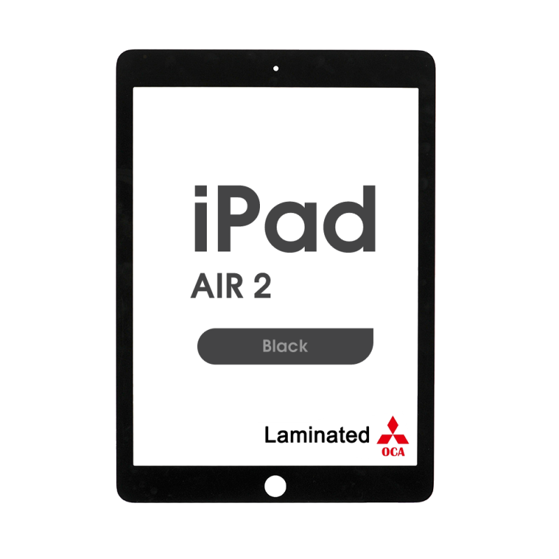 Cristal con OCA para iPad Air 2 (Negro)