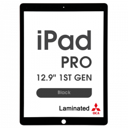 Cristal con OCA para iPad Pro 12.9 1St Gen (Negro)