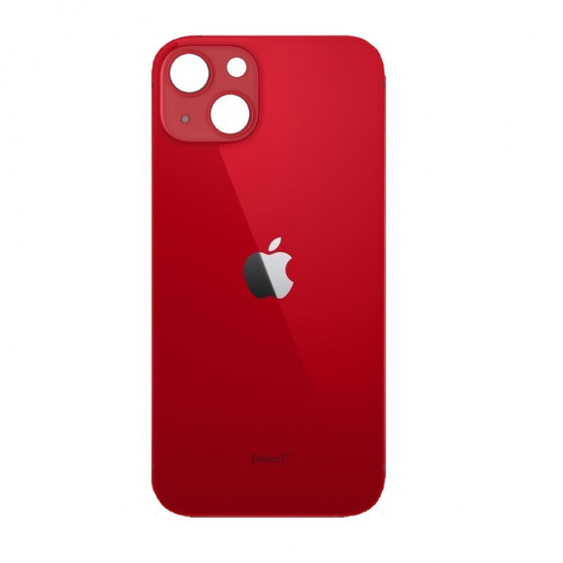 Tapa Trasera iPhone 13 (Agujero Grande) (EU) (Rojo)