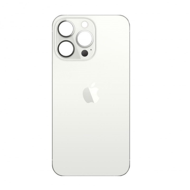 Tapa Trasera iPhone 13 Pro (Agujero Grande) (EU) (Blanco)