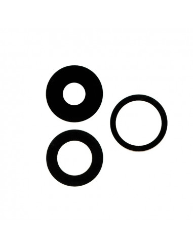 Lente Cámara Trasera con Adhesivo 3M iPhone 14 Pro / 14 Pro Max (Set 3) (Original)