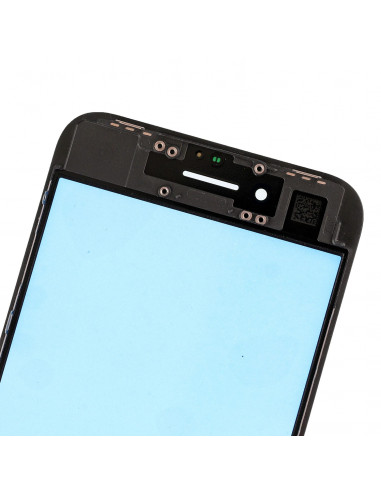 Cristal Frontal con Marco y OCA iPhone 8 / SE (2020 / 2022) (Negro)