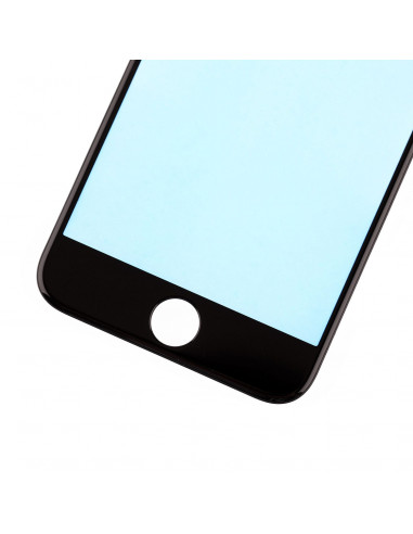 Cristal Frontal con Marco y OCA iPhone 8 / SE (2020 / 2022) (Negro)