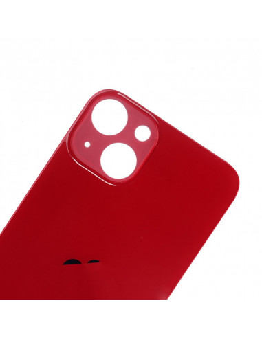 Tapa Trasera iPhone 14 (Agujero Grande) (EU) (Rojo) (Prime)
