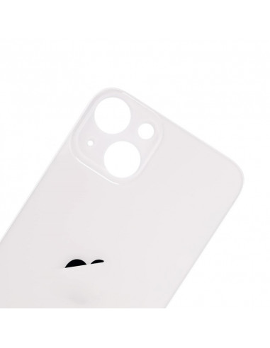 Tapa Trasera iPhone 14 Plus (Agujero Grande) (EU) (Blanco) (Prime)