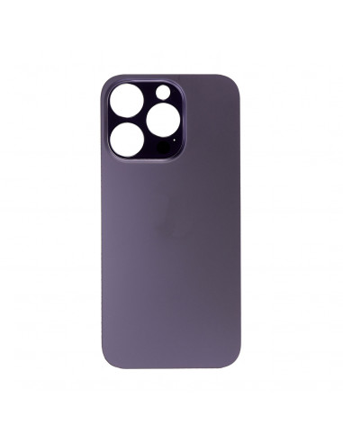 Tapa Trasera iPhone 14 Pro (Agujero Grande) (EU) (Morado Oscuro) (Prime)