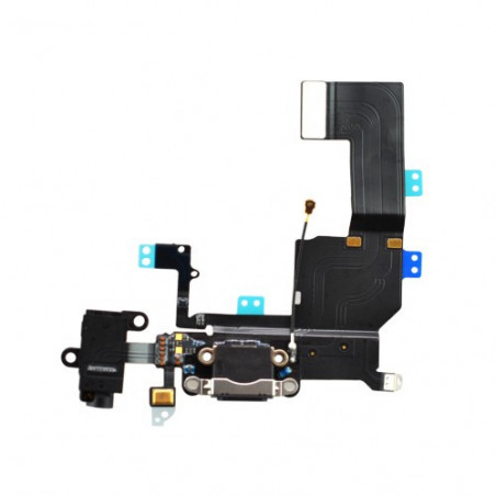 Flex Dock auricular microfono iPhone 5C (Negro)