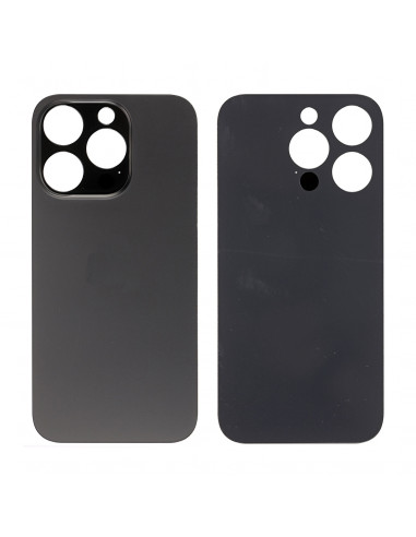 Tapa Trasera iPhone 14 Pro (Agujero Grande) (EU) (Negro) (Prime)