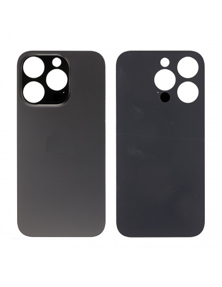 Tapa Trasera iPhone 14 Pro (Agujero Grande) (EU) (Negro) (Prime)