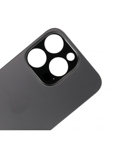 Tapa Trasera iPhone 14 Pro (Agujero Grande) (EU) (Negro) (Prime)