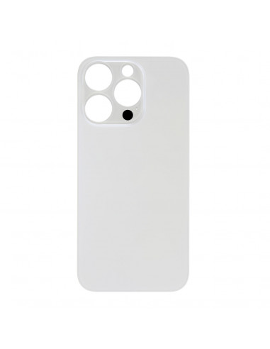 Tapa Trasera iPhone 14 Pro (Agujero Grande) (EU) (Blanca) (Prime)