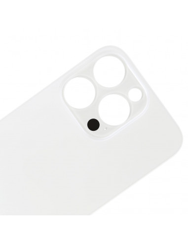 Tapa Trasera iPhone 14 Pro (Agujero Grande) (EU) (Blanca) (Prime)