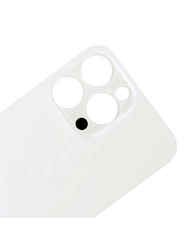 Tapa Trasera iPhone 14 Pro Max (Agujero Grande) (EU) (Blanca) (Prime)