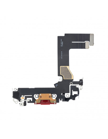 Flex de carga micrófono iPhone 13 Mini (Original) (Rojo)