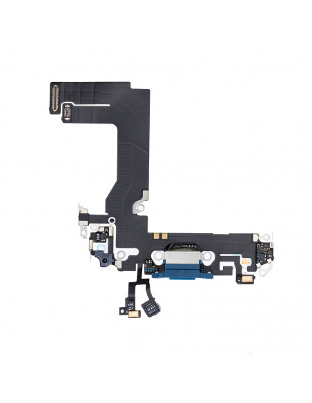 Flex de carga micrófono iPhone 13 Mini (Original) (Azul)