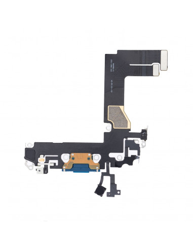 Flex de carga micrófono iPhone 13 Mini (Original) (Azul)