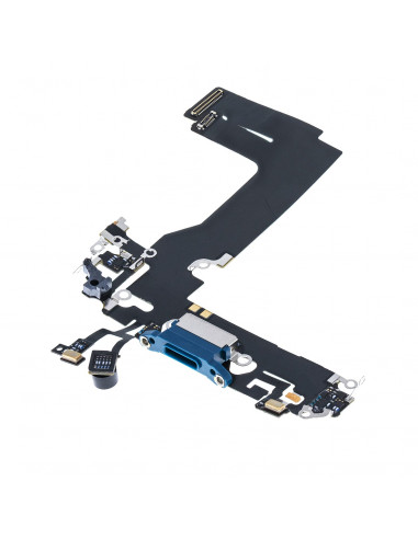 Flex de carga micrófono iPhone 13 Mini (Original) (Azul)