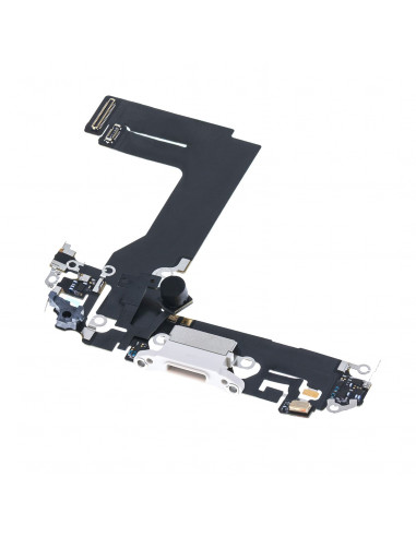 Flex de carga micrófono iPhone 13 Mini (Original) (Blanco)