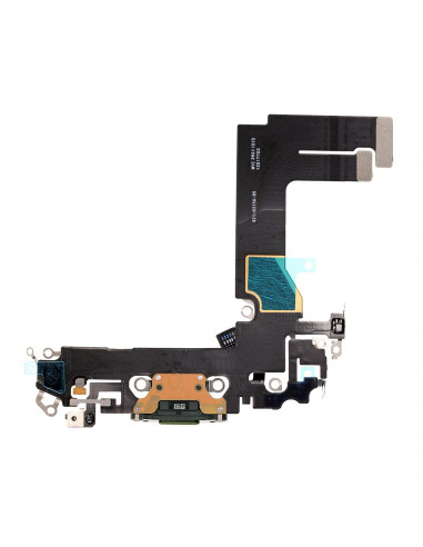 Flex de carga micrófono iPhone 13 Mini (Original) (Verde)