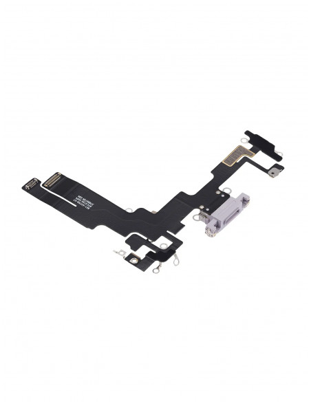 Flex de carga micrófono iPhone 14 (Original) (Púrpura)