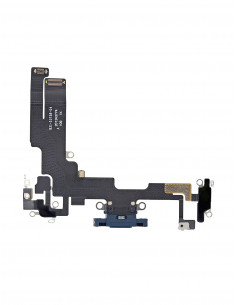 Flex de carga micrófono iPhone 14 (Negro / Midnight) (Original)
