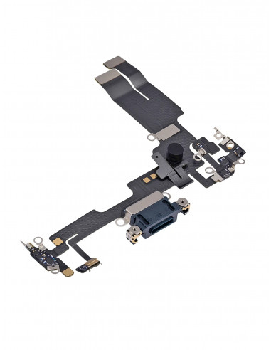 Flex de carga micrófono iPhone 14 (Negro / Midnight) (Original)