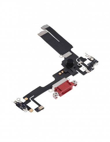 Flex de carga micrófono iPhone 14 (Rojo) (Original)