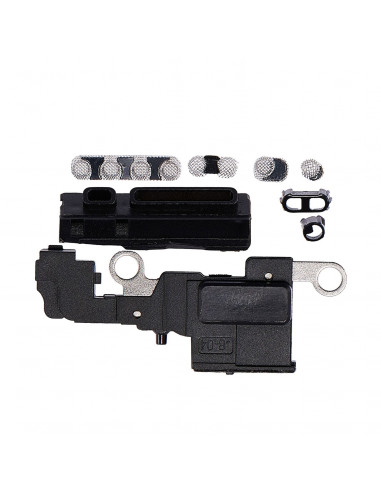 Filtros inferiores Altavoz y Micro iPhone 14 (Negro) (Original)