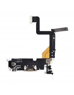 Flex de carga micrófono iPhone 14 Pro (Original) (Oro) 2