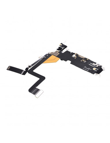Flex de carga micrófono iPhone 14 Pro (Original) (Oro)
