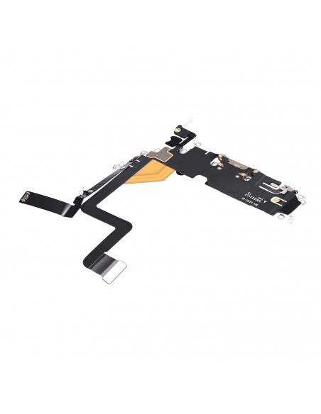 Flex de carga micrófono iPhone 14 Pro (Original) (Oro)