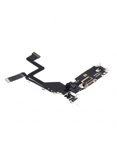 Flex de carga micrófono iPhone 14 Pro (Original) (Oro)