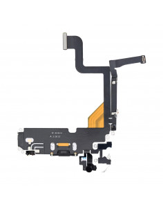 Flex de carga micrófono iPhone 13 Pro (Negro) (Original) 2