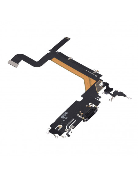Flex de Carga y Micrófono iPhone 14 Pro Max (Negro) (Original) Flex de Carga y Micrófono iPhone 14 Pro Max (Negro) (Original)