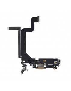 Flex de Carga y Micrófono iPhone 14 Pro Max (Oro) (Original)