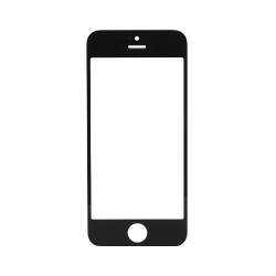 Cristal frontal iPhone 5 Negro