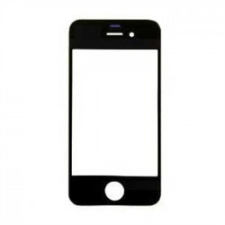 Cristal frontal iPhone 4 Negro