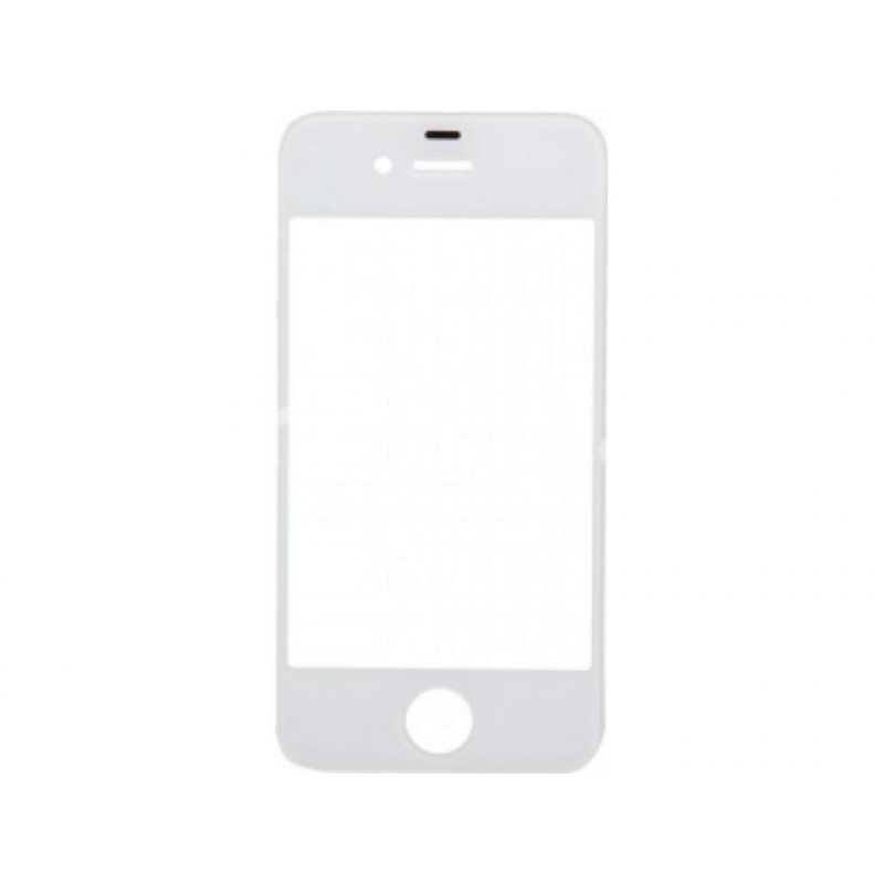 Cristal frontal iPhone 4 Blanco