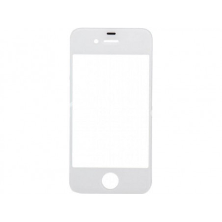 Cristal frontal iPhone 4 Blanco