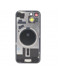 Tapa Trasera iPhone 15 (Negro) (Lente Cristal de Zafiro) (OEM) 2