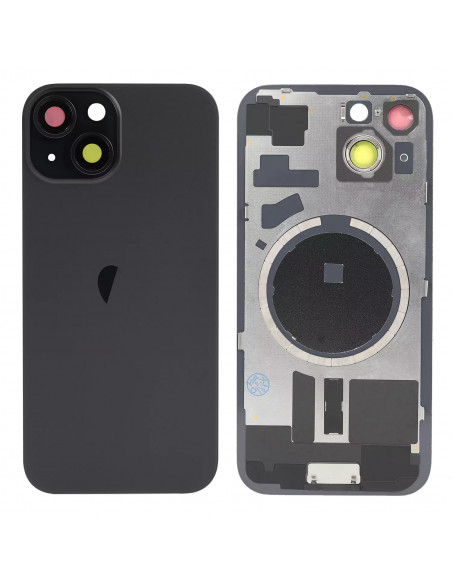 Tapa Trasera iPhone 15 (Negro) (Lente Cristal de Zafiro) (OEM) Tapa Trasera iPhone 15 (Negro) (Lente Cristal de Zafiro) (OEM)