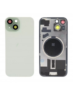Tapa Trasera iPhone 15 (Verde) (Lente Cristal de Zafiro) (OEM)
