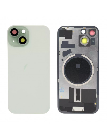 Tapa Trasera iPhone 15 (Verde) (Lente Cristal de Zafiro) (OEM) Tapa Trasera iPhone 15 (Verde) (Lente Cristal de Zafiro) (OEM)
