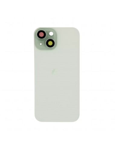 Tapa Trasera iPhone 15 (Verde) (Lente Cristal de Zafiro) (OEM)