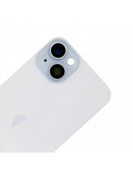 Tapa Trasera iPhone 15 Plus (Azul) (Lente Cristal de Zafiro) (OEM)