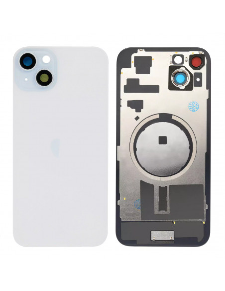 Tapa Trasera iPhone 15 Plus (Azul) (Lente Cristal de Zafiro) (OEM)